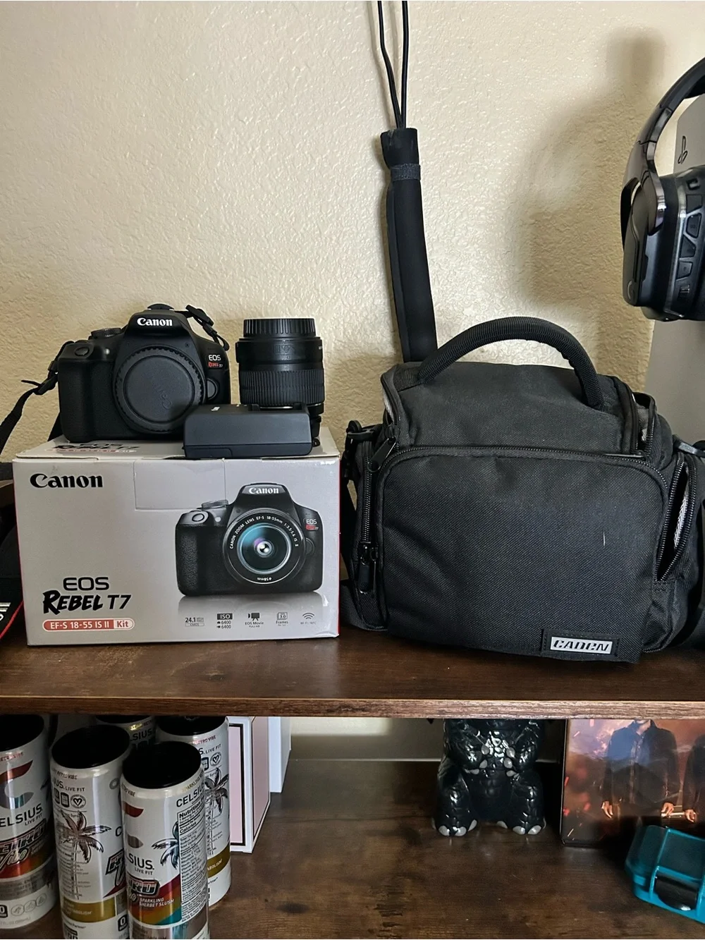 Canon EOS Rebel T7 DSLR Camera Kit - Black